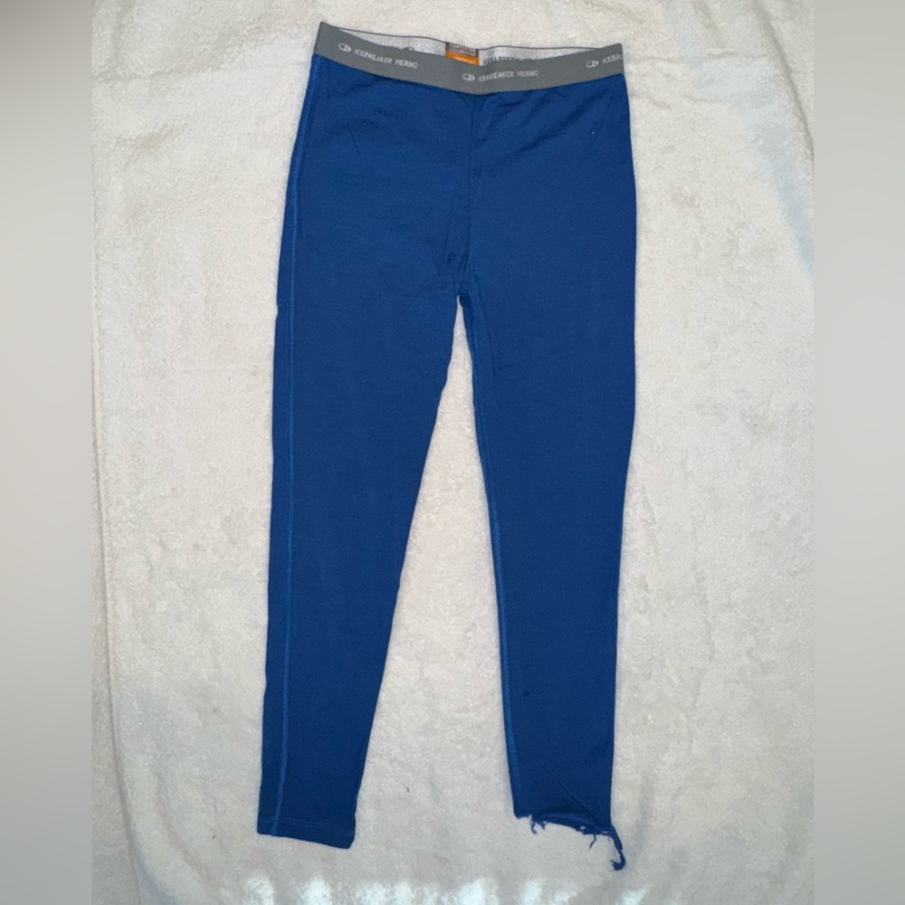 Icebreaker Kids' Oasis 100% merino leggings, size 9-10